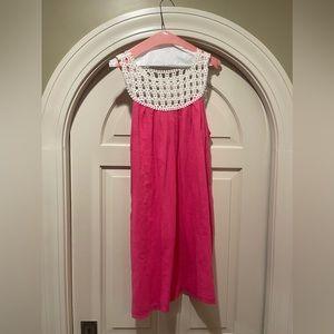 Lily Pulitzer size 6 pink and white dress